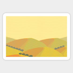 California Hills (Horizontal) Sticker